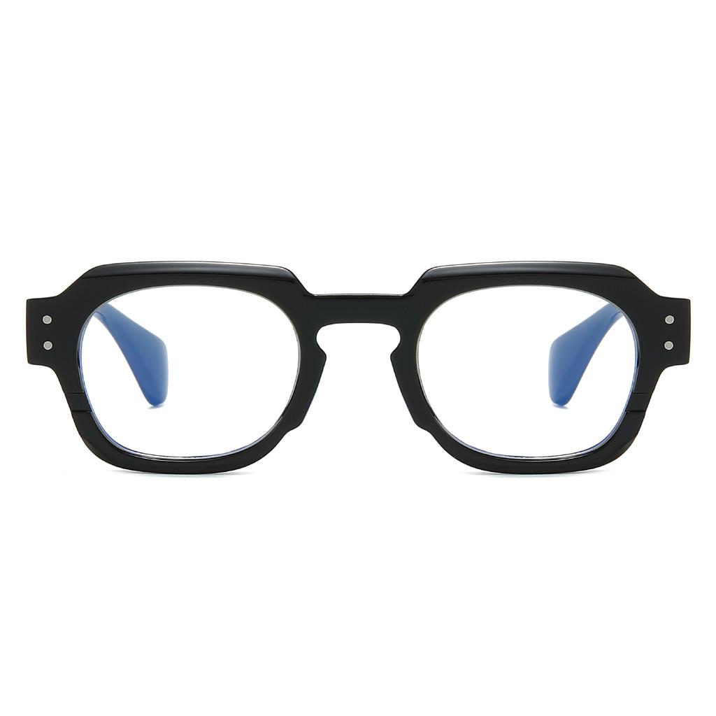 New anti-blue glasses fashionable neutral exquisite good quality square reading fashion flat glasses