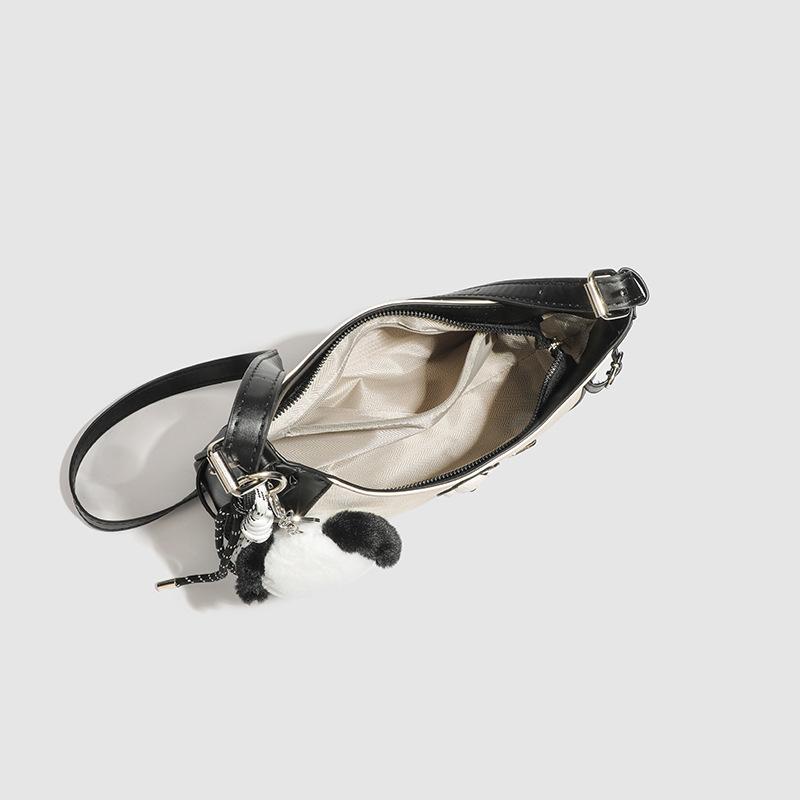 Niche Design Bread Track Tote Bag Women's Premium Single Shoulder Crossbody Underarm Bag