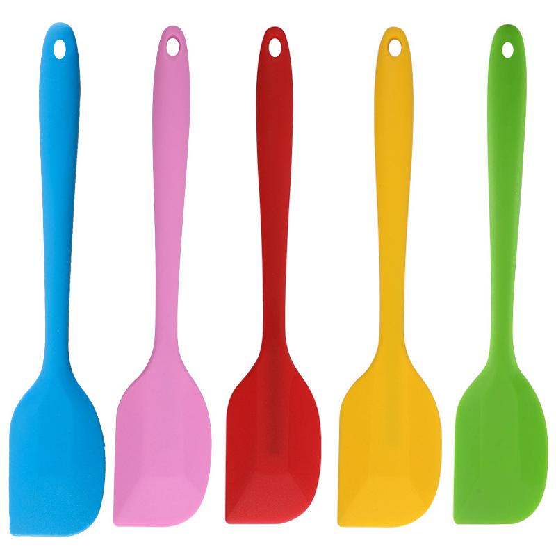 28CM Krémová Pečicí Škrabka Nepřilnavá Silikonová Stěrka Kuchyňské Cukrářské Míchadla Salát Dort Mixér Máslo Těsto Koláče Vaření Nástroje