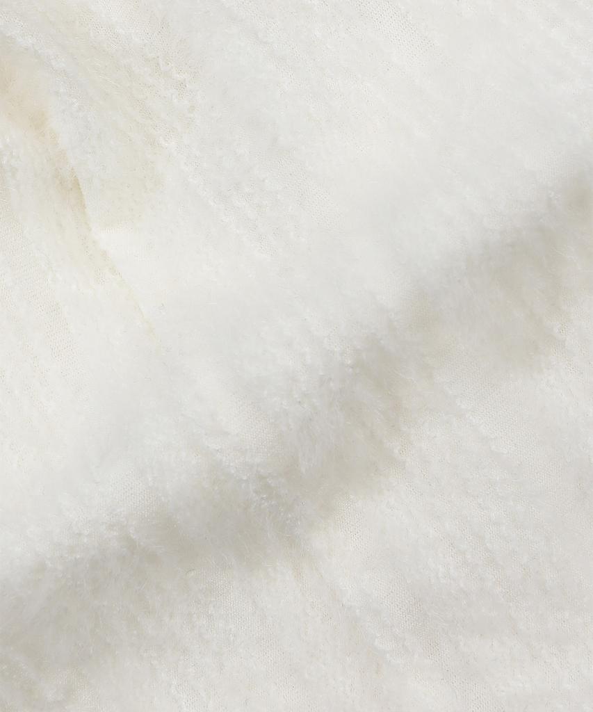BAUF Button Fluffy Beanie [Ivory]