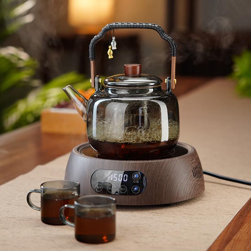 Quandu Glass Steam & Boil Integrated Teapot Set