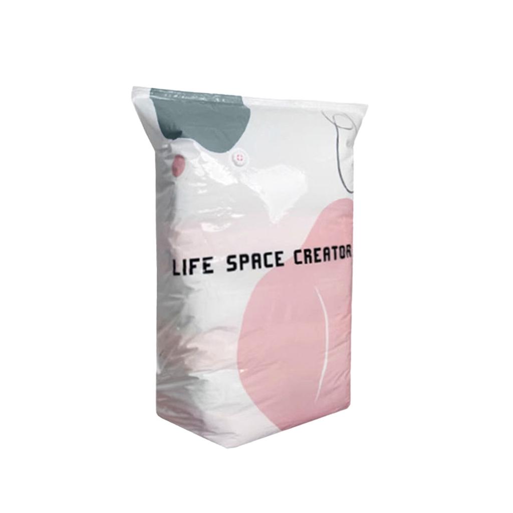 Vacuum Storage Bag Compression Organizer for Clothes and Bedding Reusable Space Saving Storage Solution No Pump Required