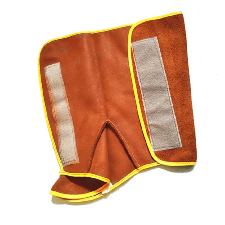 Professional Welding Foot Covers Heat Resistant Leather Welding Spats Welding Shoe Protectors For Industrial Work Use