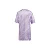 Adidas Originals Trefoil Striped Print Loose Fit Round Neck Comfortable Breathable Casual Sports Short Sleeve Dress Women Dresses Purple DV2638
