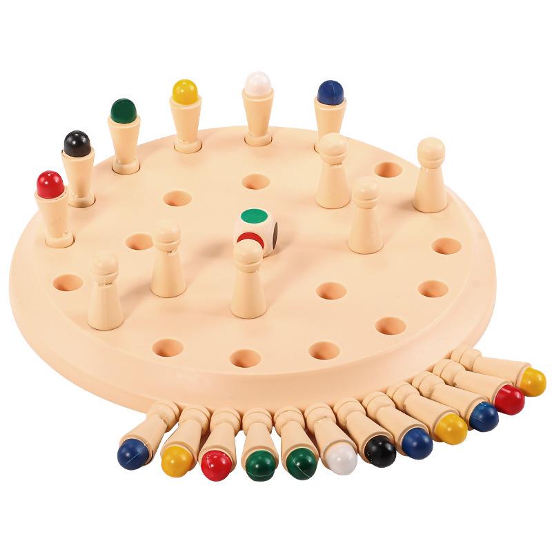 Cross-Color Memory Chessboard: Children's Concentration & Logic Game