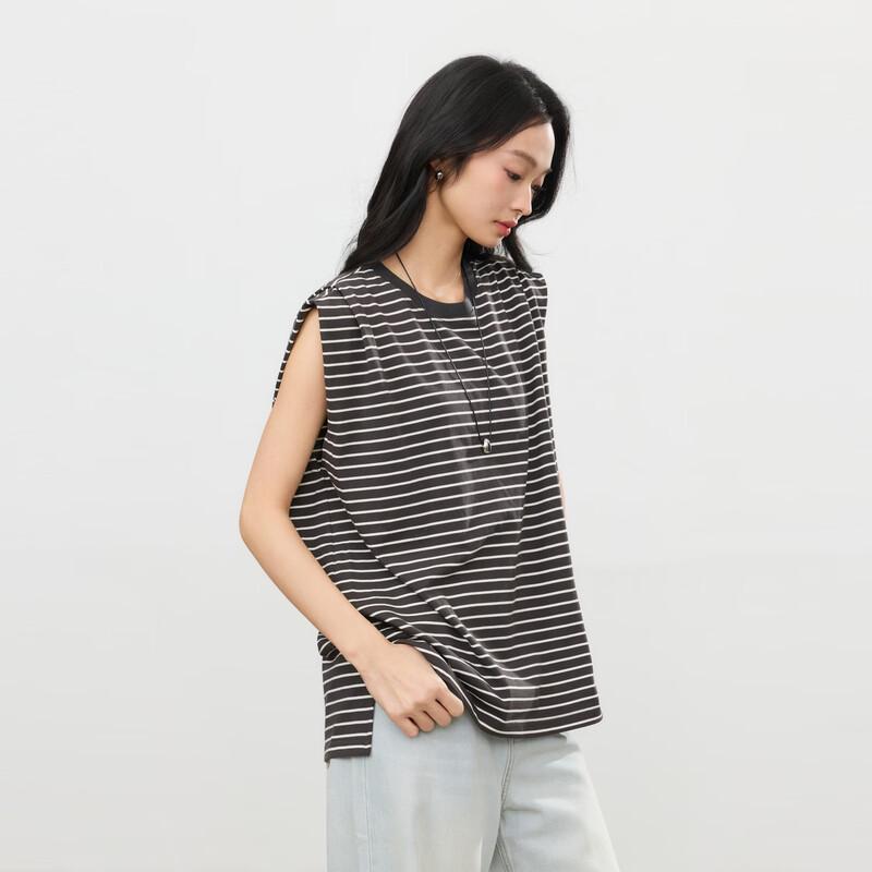 Elva' Island Summer Sleeveless Basic T-Shirt