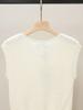 Autumn Sweet French Embroidered Sleeveless Women's Knitted Vest