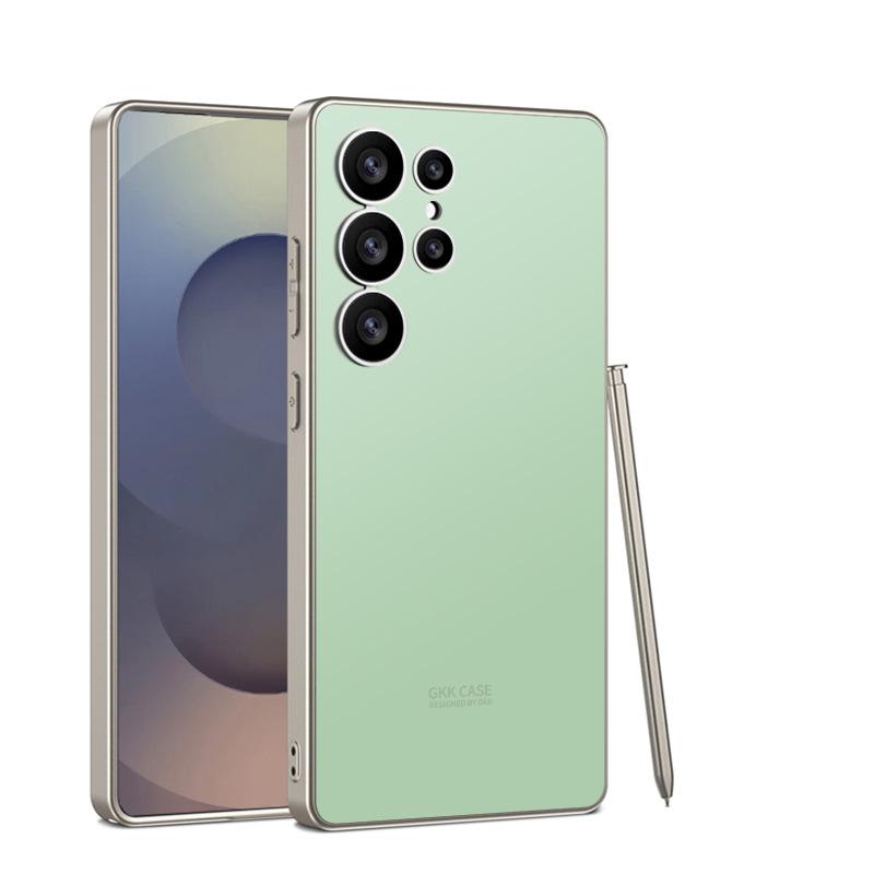 Suitable for Samsung S25 Ultra Mobile Phone Case AG Skin Feeling Galaxy S25U Protective Case Simulation Bare Metal Feel Ins