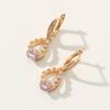 Luxurious Water Drop Shape Zirconia Dangle Earrings for Women 2025 New Fashion Earring Golden Party Jewelry Accessories