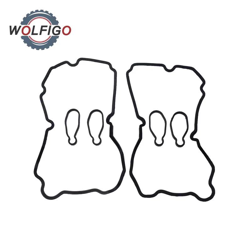 WOLFIGO Valve Rocker Cam Cover Gasket Left / Right For Subaru Forester Impreza WRX Outback 13272AA140 13270AA190 13293AA051