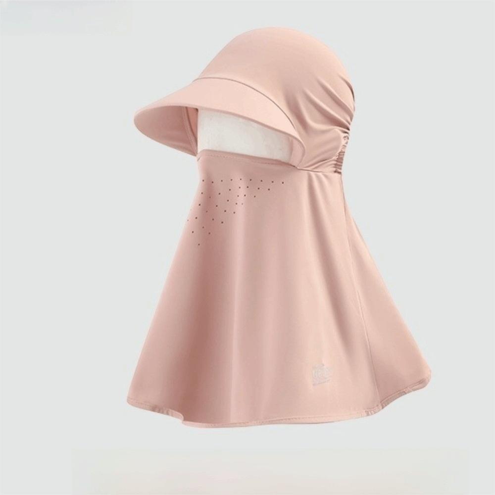 Integrated All-in-One Sun Hat Ice-Silk Sun Proof Face Mask Outdoor Cycling