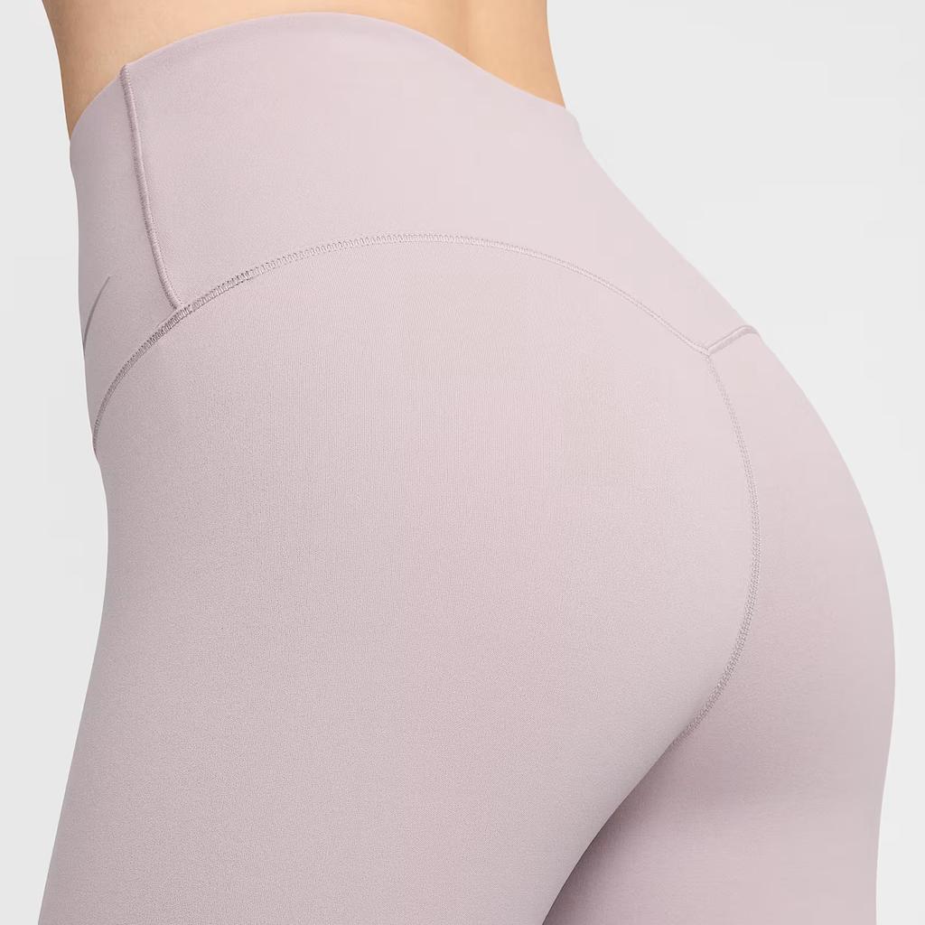 Nike Zenvy Solid High-Waisted Leggings Women Leggings Light-Purple DQ6014-226