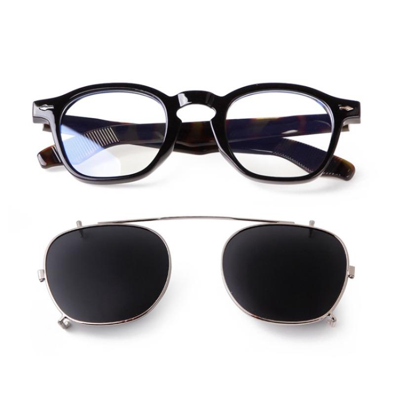 Vintage Nýt Steampunk Klipové Sluneční Brýle Dámské Pánské Klasické Čtvercové Odnímatelné Sklopné Polarizační Čočky Sluneční Brýle UV400