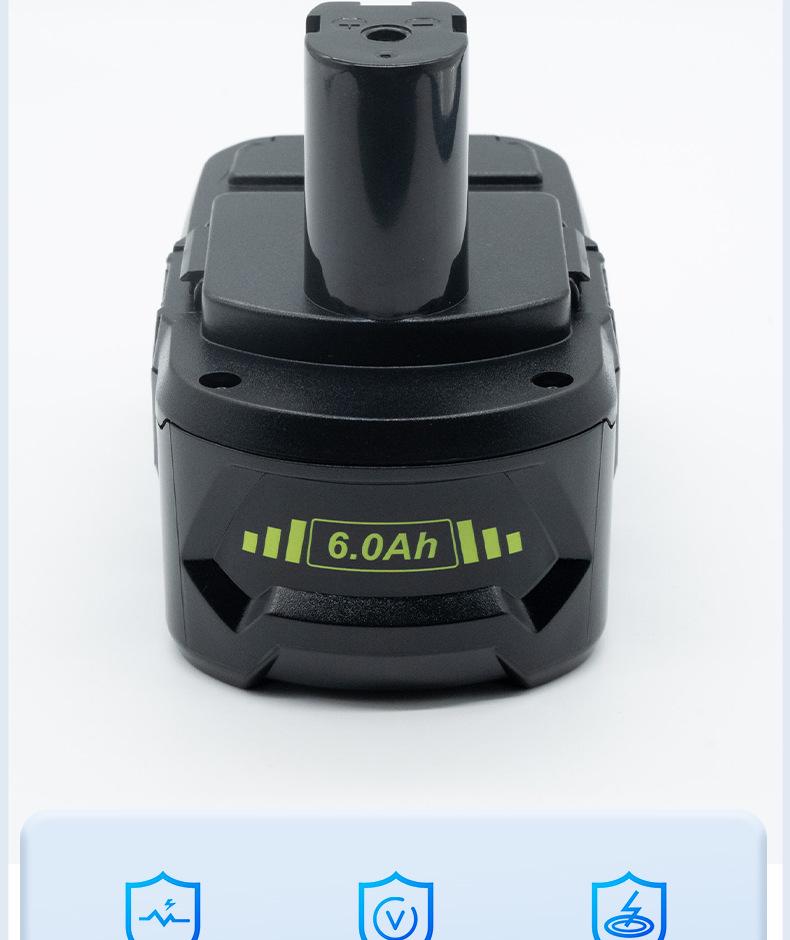 Compatible with Ryobi 18V 3.0A/P103/P108 Lithium-Ion Cordless Drill Battery