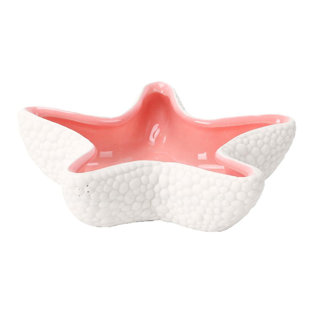 Starfish Jewelry Dish Tray Ocean Themed Decorative Ceramic Ring Dish Holder for Necklace Earrings