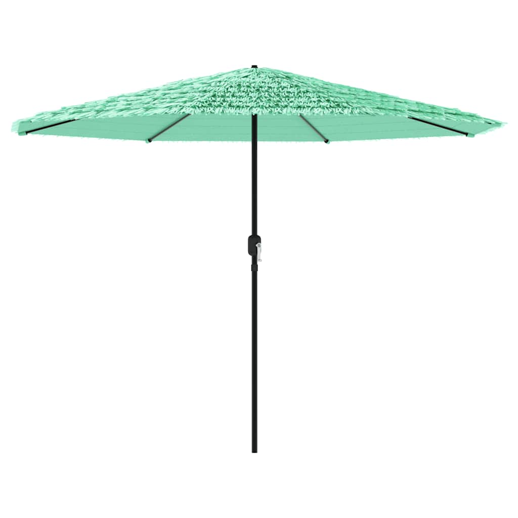 Green Sun Umbrella with Steel Pole 324 X 324 X 247 Cm