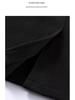 High-Waisted Woolen A-Line Midi Skirt: Simple, Slimming, Versatile, Wrinkle-Resistant with Back Slit, Perfect for Autumn and Winter.