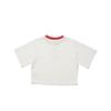 Blu Dot Cropped Short Sleeve Tee Wh