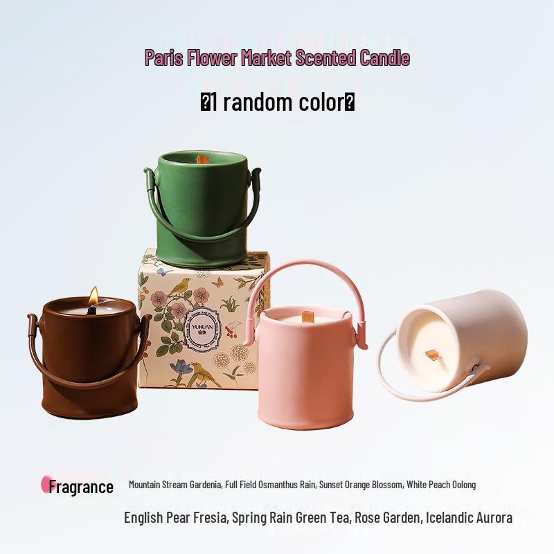 Niche Scented Candle Gift Set - Elegant Indoor Aroma, Long-Lasting Souvenir for Birthdays & New Year