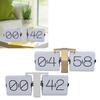 Big Flip Clock Big Flip Clock   Easy To Read Knob Adjustment Automatic Flip Clock for Bedroom Living Room 24Hour