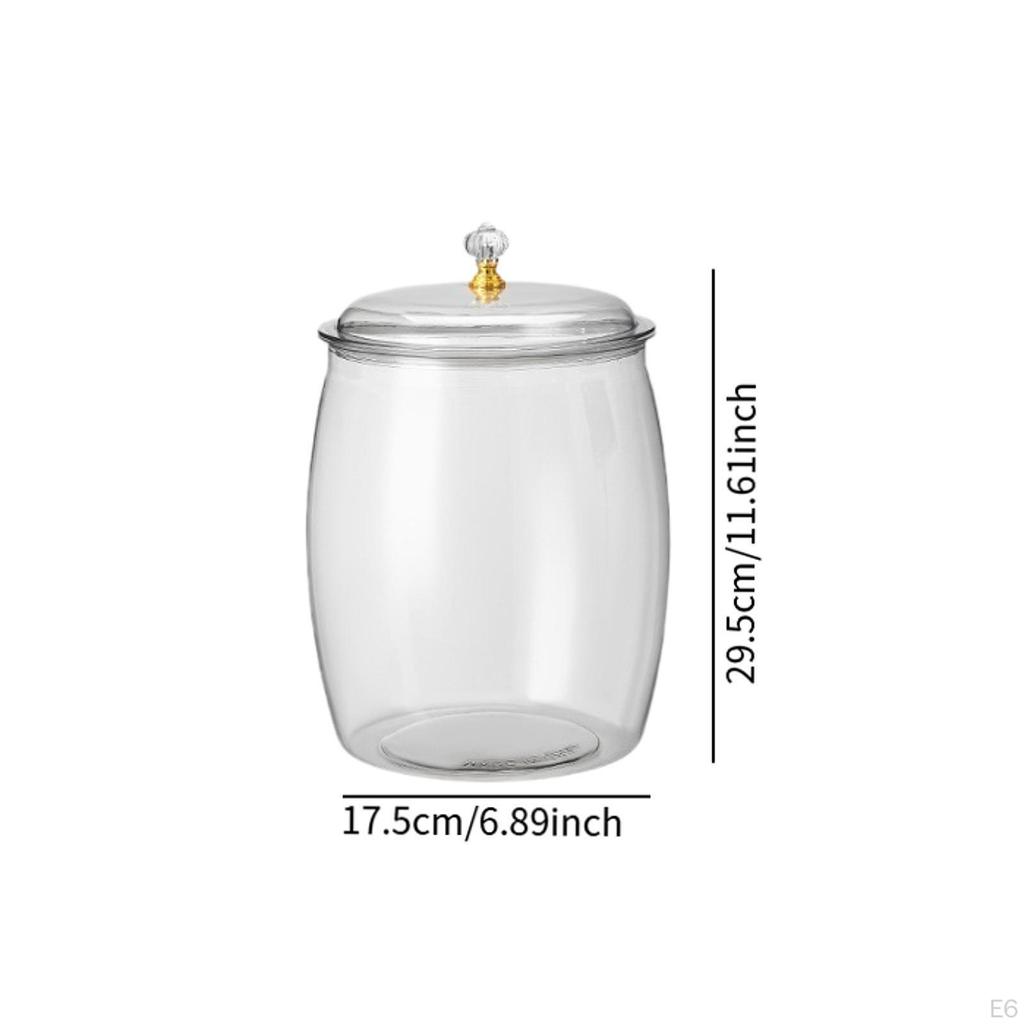 Jar with Airtight Lid for Home Pantry Candy Rice Storage