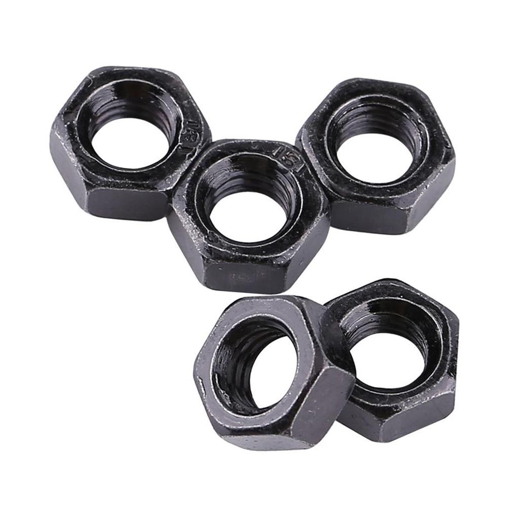 100pcs Carbon Steel Hex Hexagonal Nuts Fasterner Supply (M2)