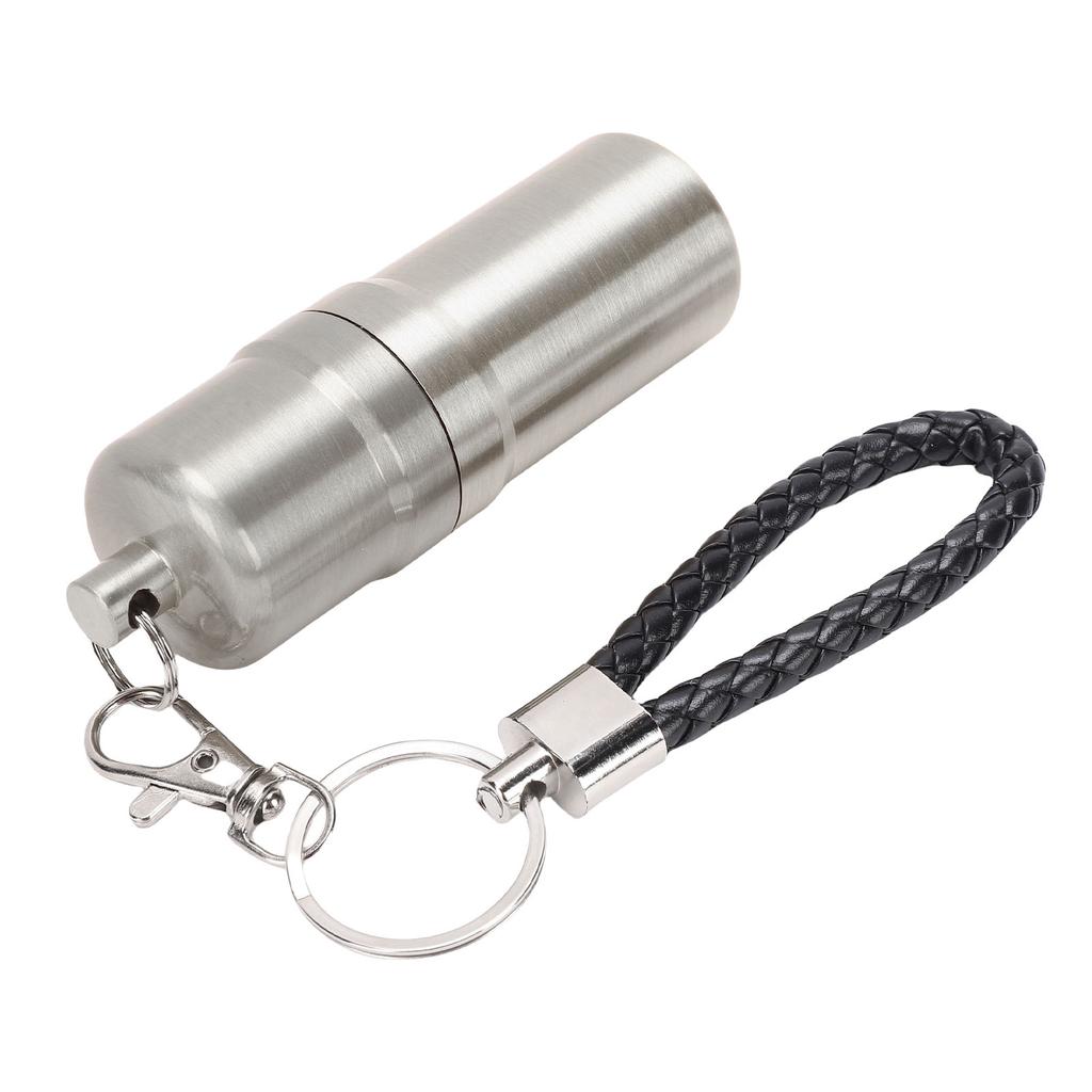 Portable Metal Storage Jar Aluminum Alloy Airtight Container Multipurpose Water Proof Small Bottle for Outdoor Camping Travel