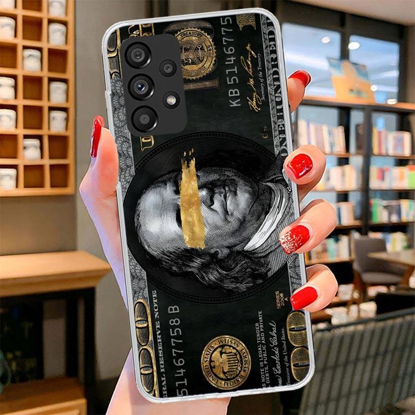 Banknote Dollar Cash Money Phone Case For Samsung Galaxy A17 A37 A57 A16 A26 A36 A56 A15 A25 A35 A55 A14 A24 A34 A54 A13 A23 A33