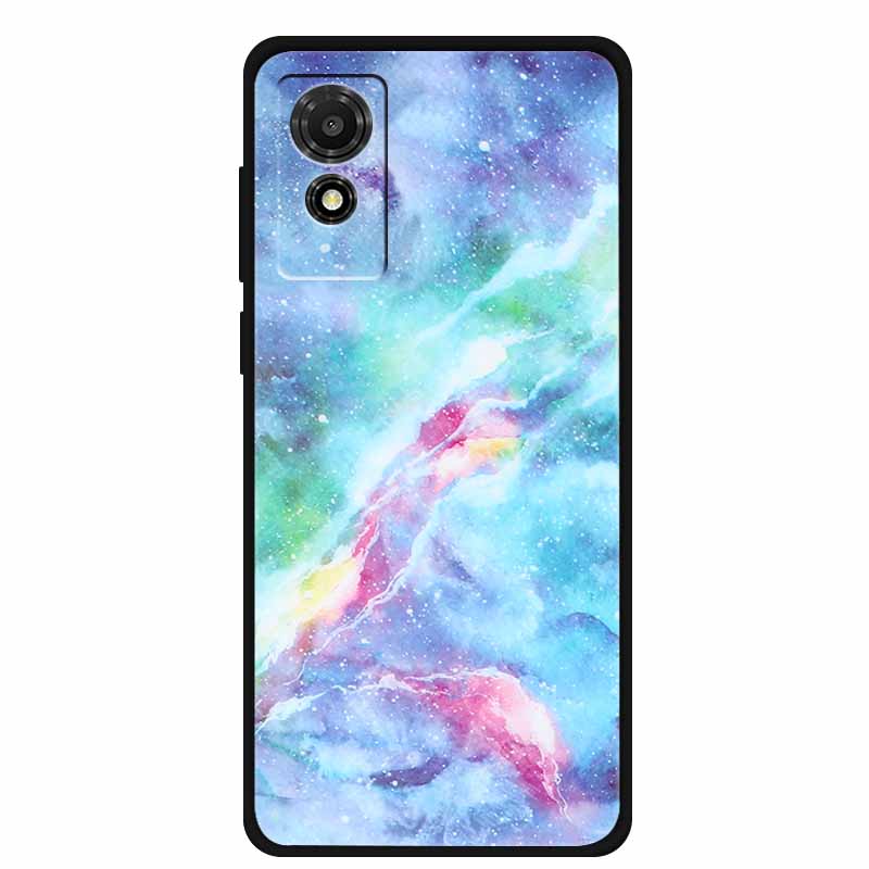 Etui na TCL 501 2024 Miękkie Etui Silikonowy Tylny Pokrowiec na TCL T433D Ochronna Obudowa Etui na TCL 501 Etui Kreskówkowe Zwierzątko TCL501