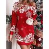 IHUASU Fashion Autumn Winter Long Sleeve Casual Dresses