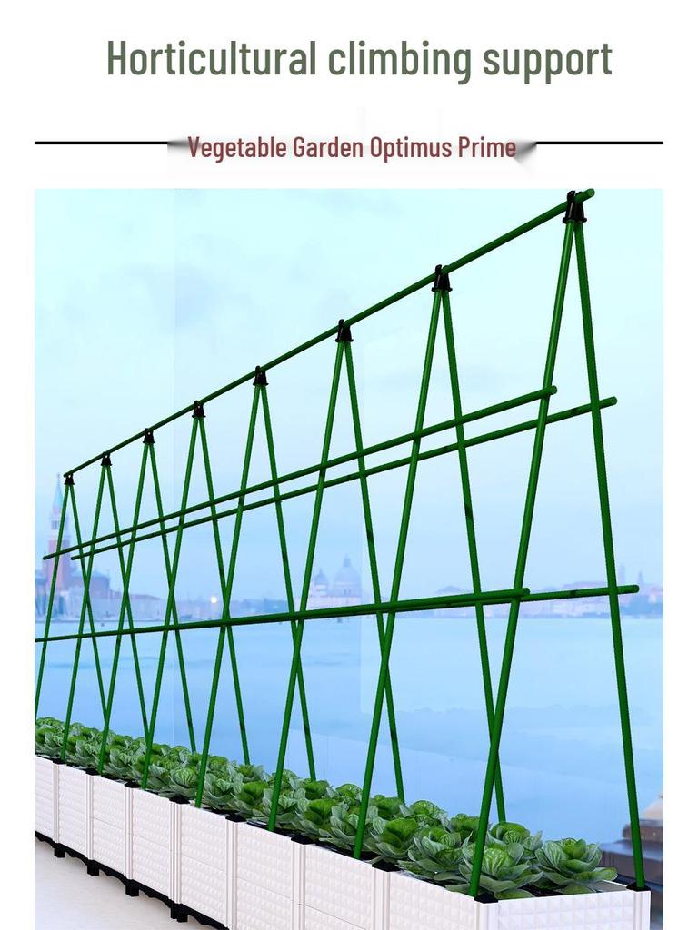 Garden Climbing Frame: Steel Plant and Flower Support for Vines on Balcony