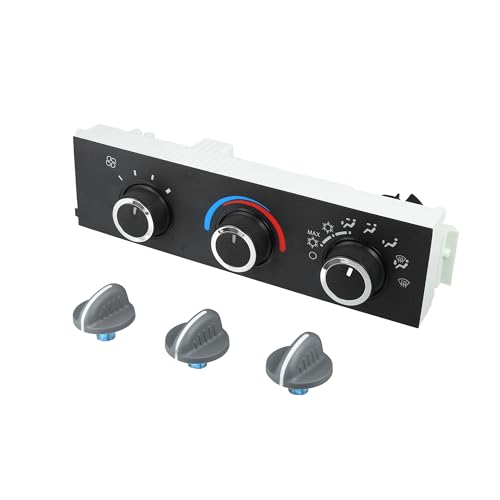 

Motoforti HVAC Панель Клімат-Контролю Обігрівача Кондиціонера для Chevrolet Express 2500 3500 1996-2019 GMC Savana 1500 Пластик Метал Чорний 1 Комплект