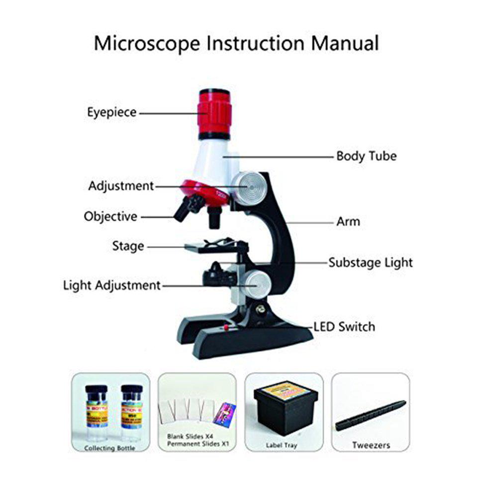 Buy Kids Happy Life Children'S Microscope Science Toy Children'S ...