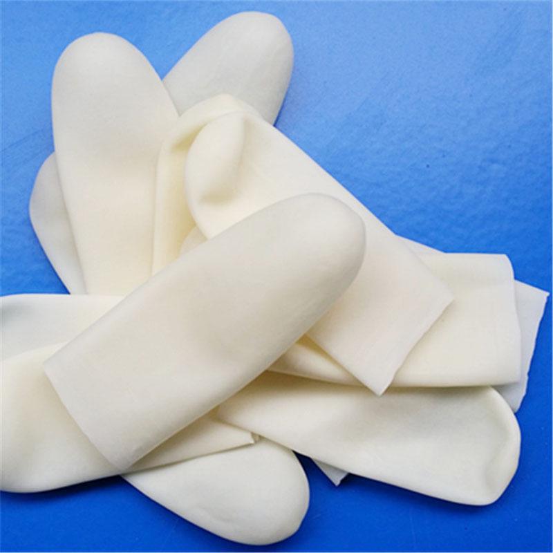 Smooth Silicone Agricultural Finger Cots - 100 Pack, Thickened Rubber for Nail Art and Labor Protection.