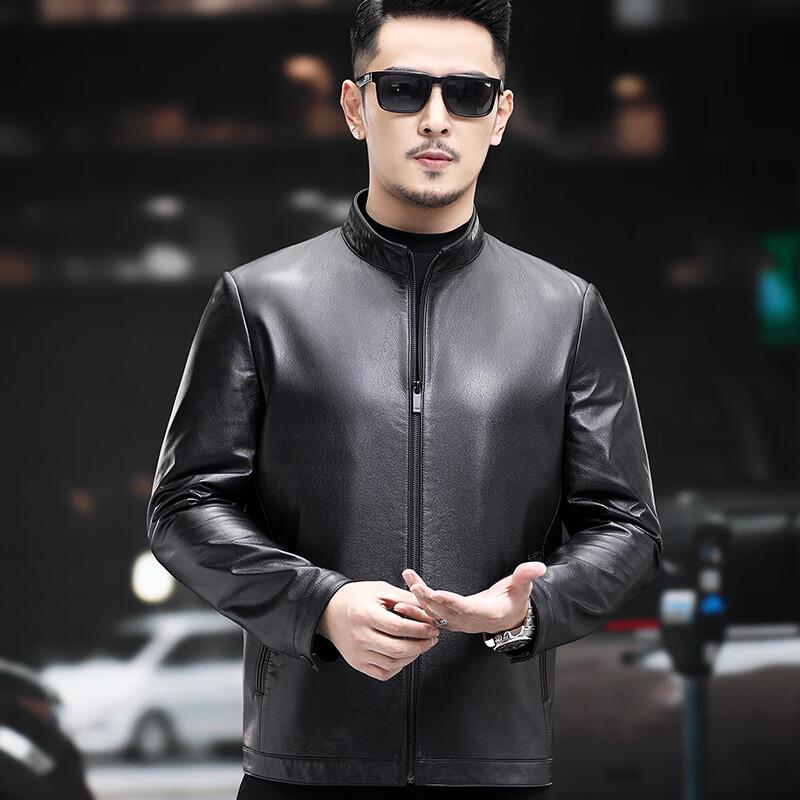 

Мужская куртка Yiliteng из натуральной кожи со стойкой YTMMR2603 3XL