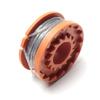 2Pcs Nylon Rope Spool for Spear and Jackson/Mac Allister/Qualcast/Worx Lawn Mower Part