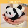 Spinning Plush Panda Keychain Backpack Charm Couples Gift Short Decor Plush