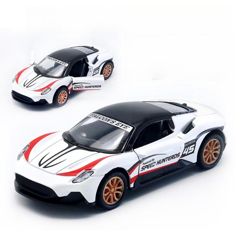 AAZN1 [Boxed] 1 To 36 Alloy Car Model Double Door Pull Back Children's Car Toy Store Men's Gifts Are Hot