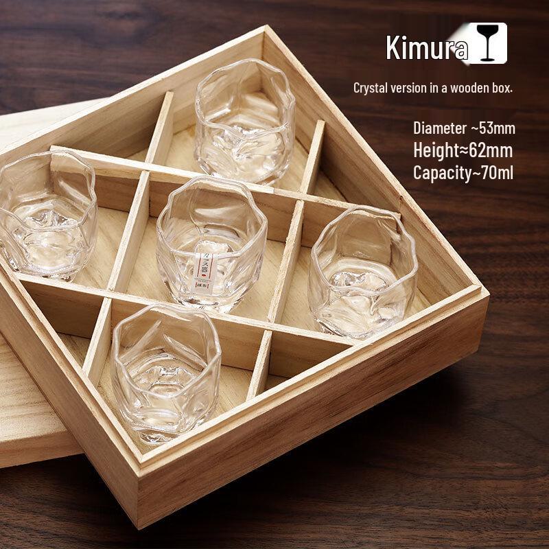 Changbaosen Japanese Style Glass Cup Set