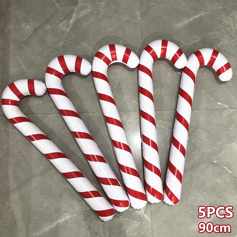 2026 Giant banana Decoration Inflatable Christmas Canes Lollipop Balloon for Home Party Ornaments Bar Atmosphere Props