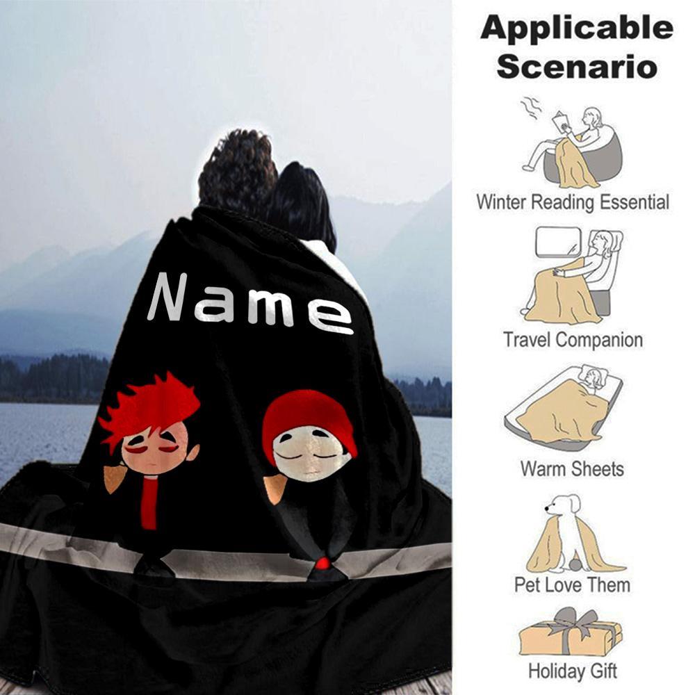 Customiz Name Personality Twenty One Pilots Blanket Soft &Warm Sofa Office Bed Travel Lunch Break Blanket, Gift Suitable All Seasons