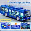 Kinderspielzeug Simulationsbus Große Größe Stoßfest Lichtmusik Trägheitsbusmodell Rückziehauto Lernspielzeug Geschenke