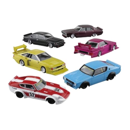 Aoshima Bunka Kyozai (AOSHIMA) Skynet Blind Toy 1/64 Diecast Miniature Car Grand Champion Collection BEST 3 12-Piece Box