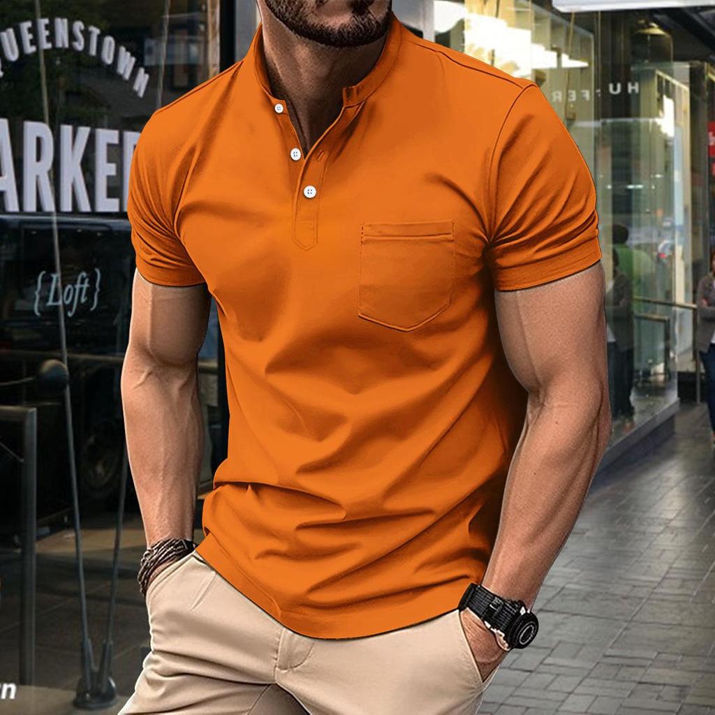 2023 Herren Retro Amerikanisches Schwergewicht Henry Polo T-Shirt