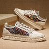 Men's Canvas Shoes Casual Embroidered Cloth Shoes for Men