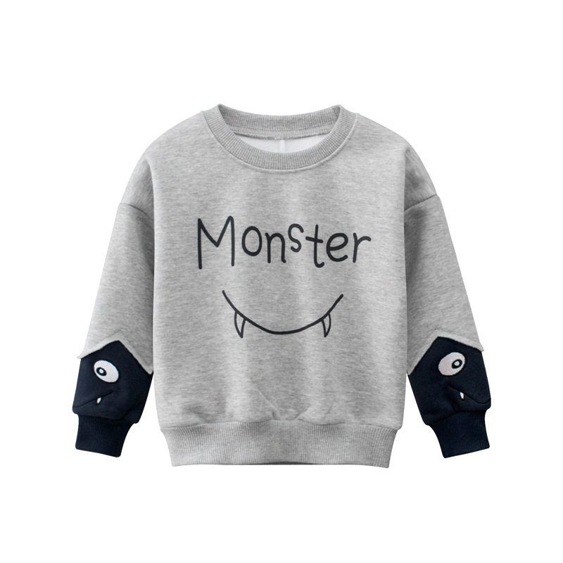 27Kids Brushed Hoody Korean Style Sweatshirt Children's Wear