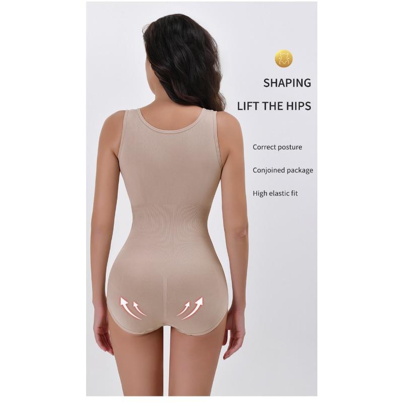 Dame Kroppsformende Midjeinnstrammende Rumpehevende Tettsittende Rumpehevende Ettstykke Korsett Midjeinnstrammende Magekontroll Bodysuit