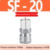 C-Type Self-Locking Air Compressor Quick Connect Hose & Pneumatic Air Gun Connector (SP20/30/40)