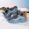 Kids' Non-slip Winter Leather Dad Shoes with Rotating Buckle and Thick Sole