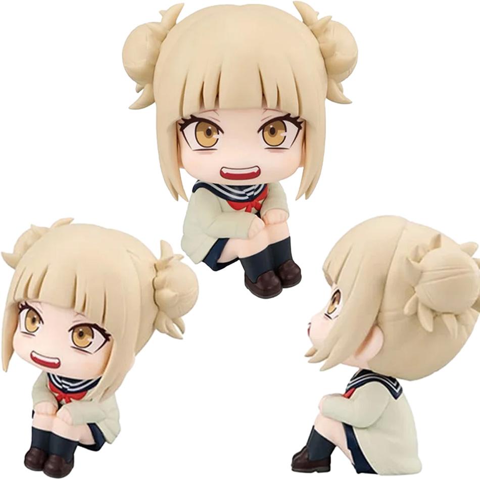 New 4Pcs Anime My Hero Academia Q Versio Midoriya Izuku Bakugou Katsuki Ochaco Uraraka Anime Figure Toys For Kids Christmas Gift